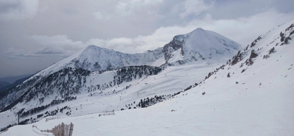 A Snow-Covered Mountain