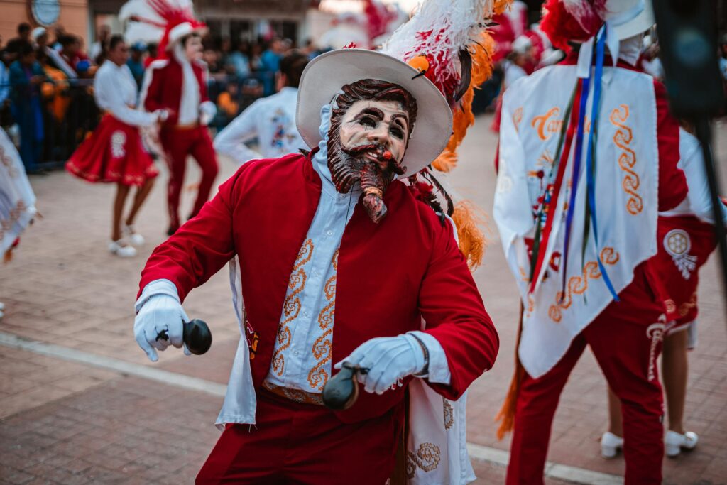 Performer in Costume during Festival