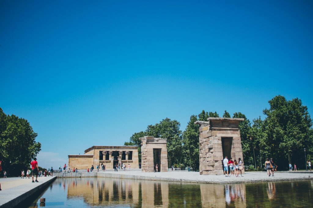 temple of debod in madrid