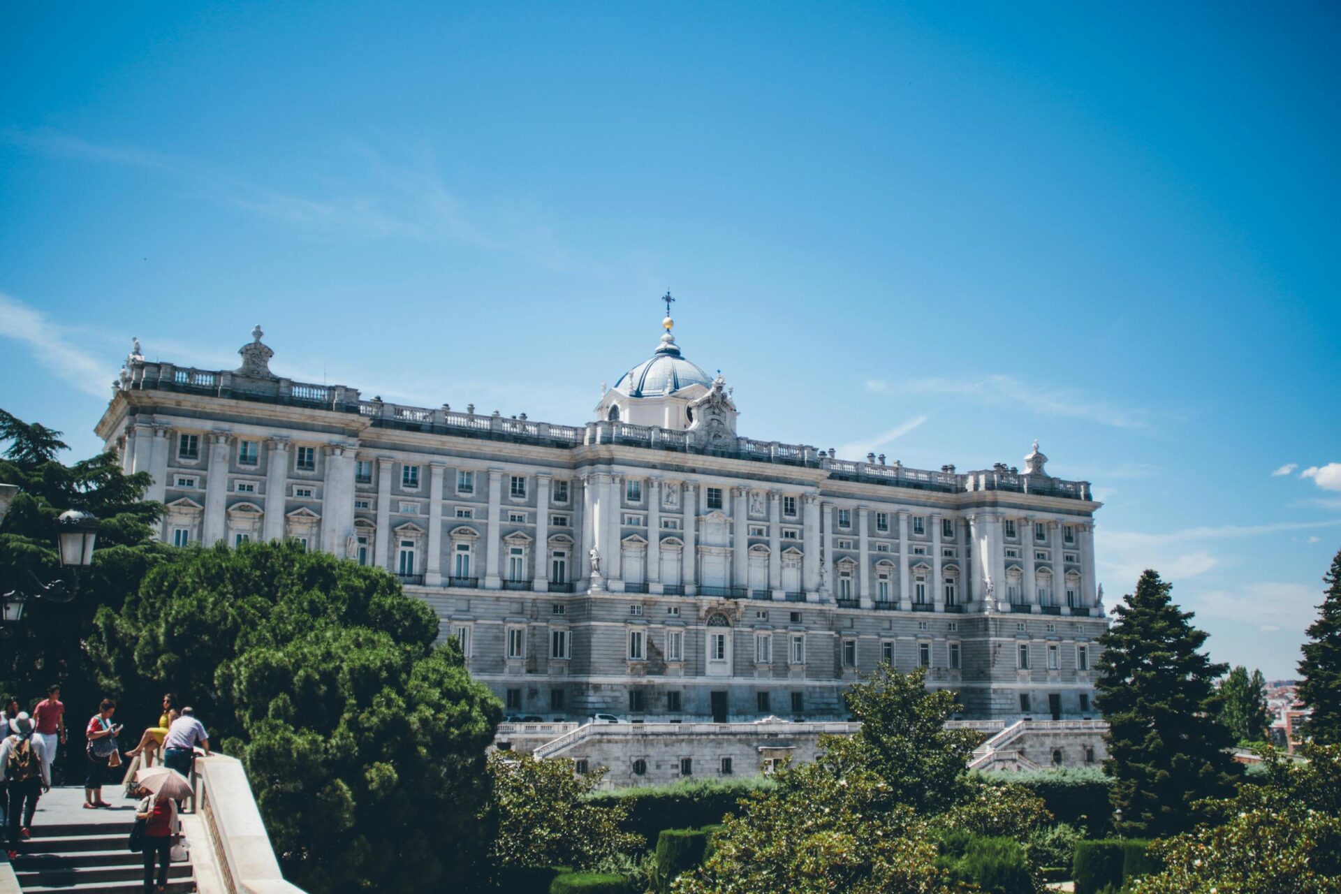 View of Royal Palace in Spain